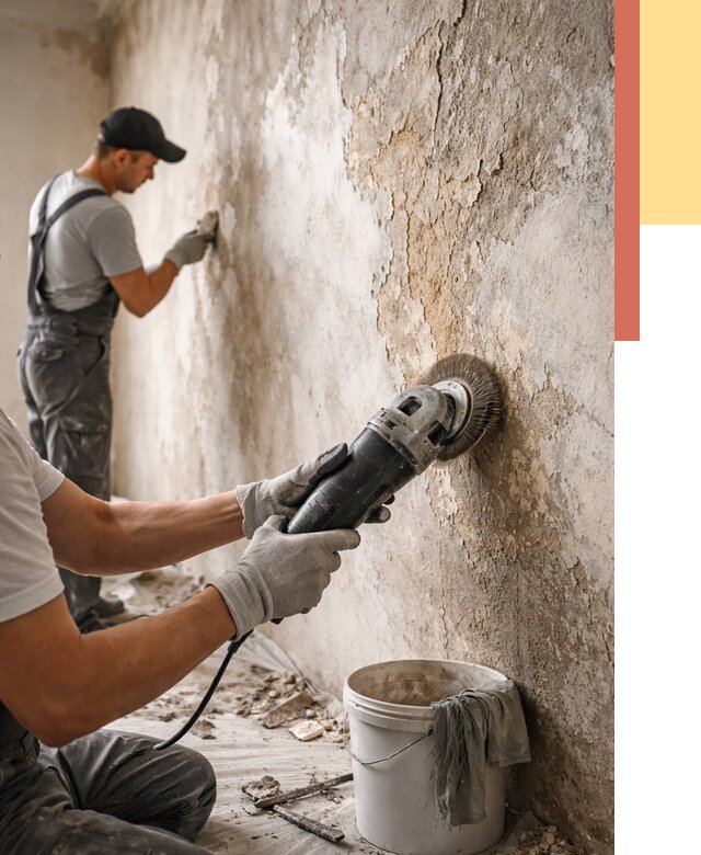 Снятие и удаление краски со стен в Сатке от 2172 руб. — ОТДЕЛОЧНИК-Стк