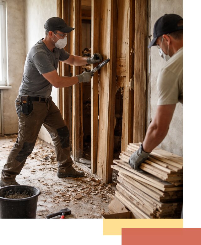 Демонтаж деревянных перегородок в Сатке быстро и аккуратно