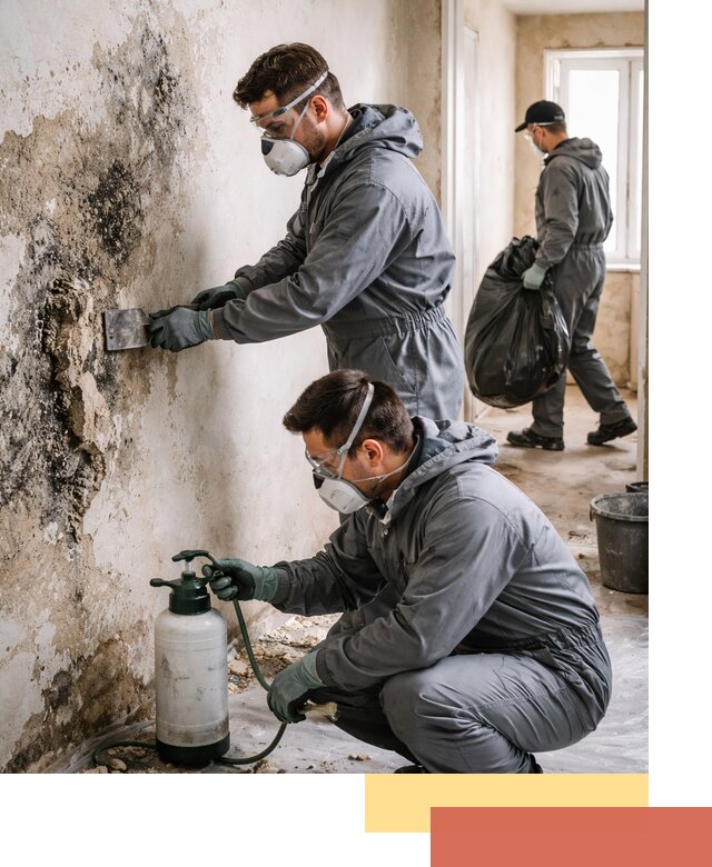 Удаление плесени со стен профессионально в Сатке