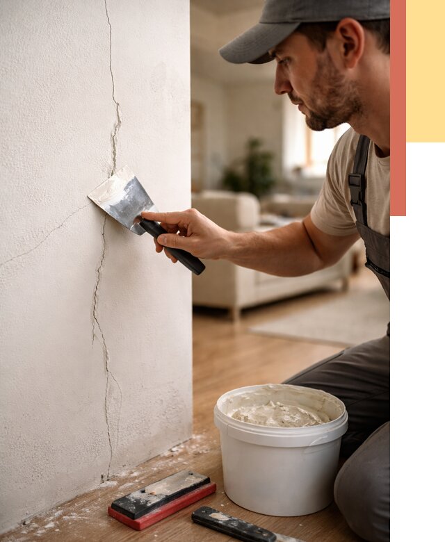 Заделка трещин и сколов в Сатке от 2534 руб. — быстро и недорого | ОТДЕЛОЧНИК-Стк