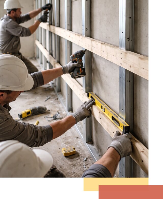 Устройство обрешетки под панели в Сатке