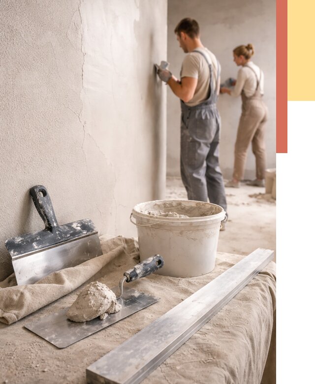 Штукатурка стен гипсовая в Сатке от 4655 руб/м2 — быстро и недорого | ОТДЕЛОЧНИК-Стк