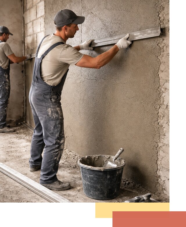Штукатурка стен цементно-песчаная в Сатке профессионально