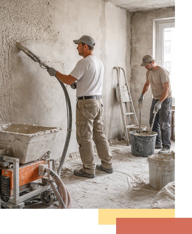 Машинная штукатурка стен в Сатке — быстро и качественно