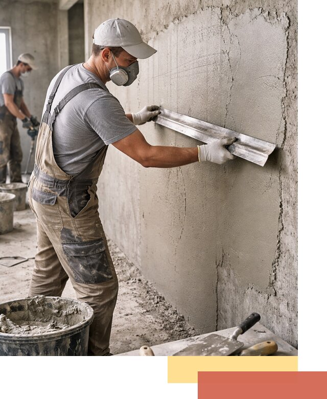 Штукатурка бетонных стен в Сатке качественно и долговечно