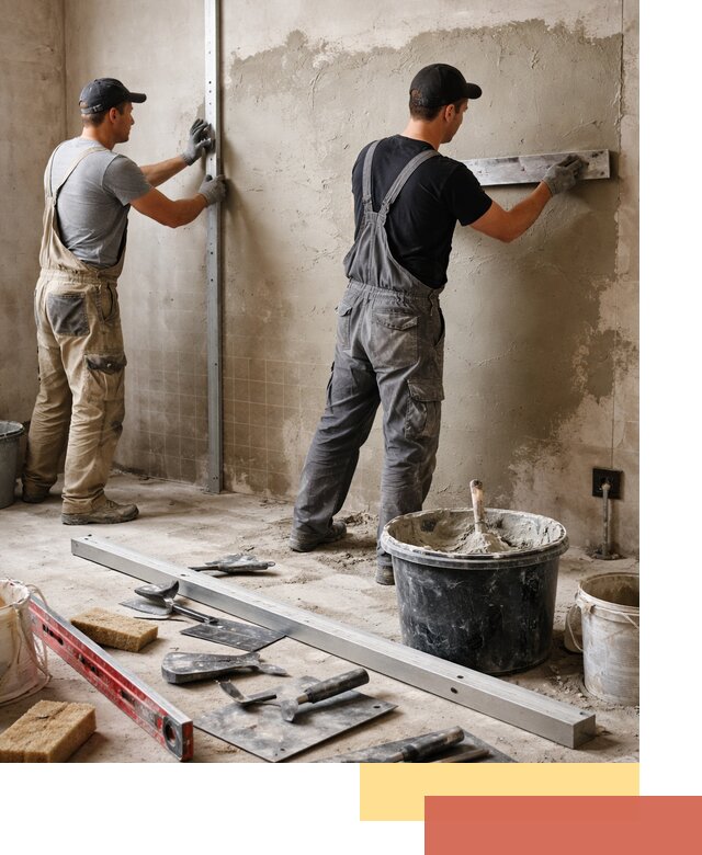 Профессиональная штукатурка стен под плитку в Сатке