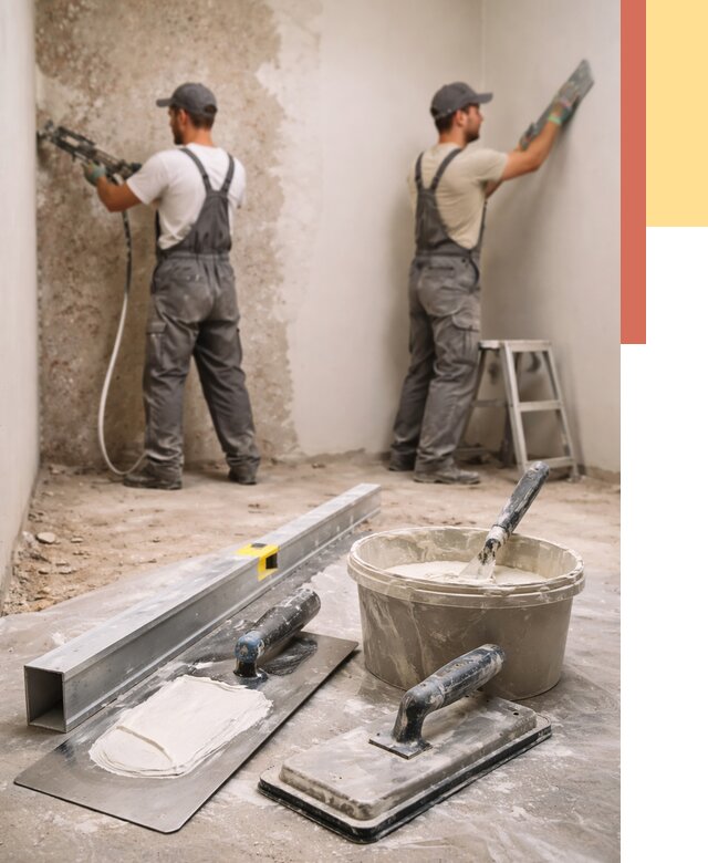 Штукатурка стен под обои в Сатке от 4655 руб./м2 — выравнивание под обои | ОТДЕЛОЧНИК-Стк