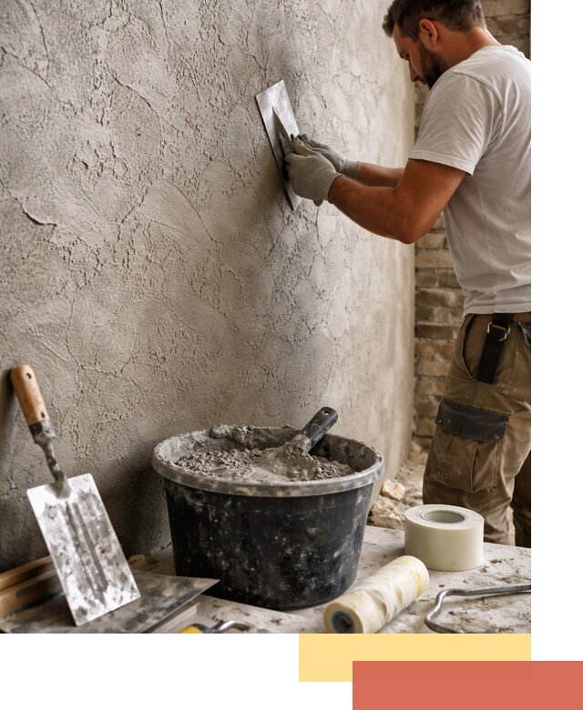 Декоративная штукатурка лофт в Сатке — отделка стен и потолков