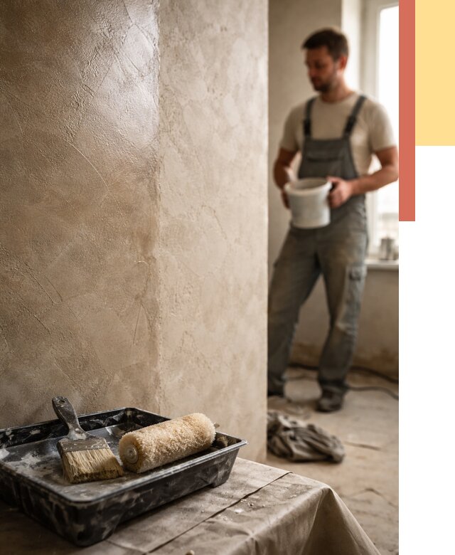 Нанесение воска на штукатурку в Сатке от 3620 руб. | Услуги ОТДЕЛОЧНИК-Стк