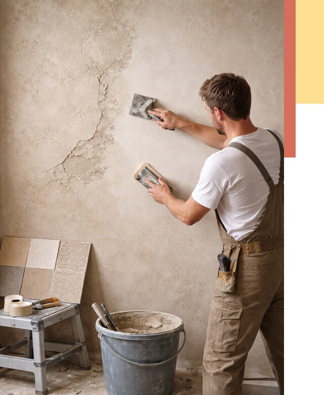 Ремонт декоративной штукатурки в Сатке от 4655 руб. под ключ | ОТДЕЛОЧНИК-Стк