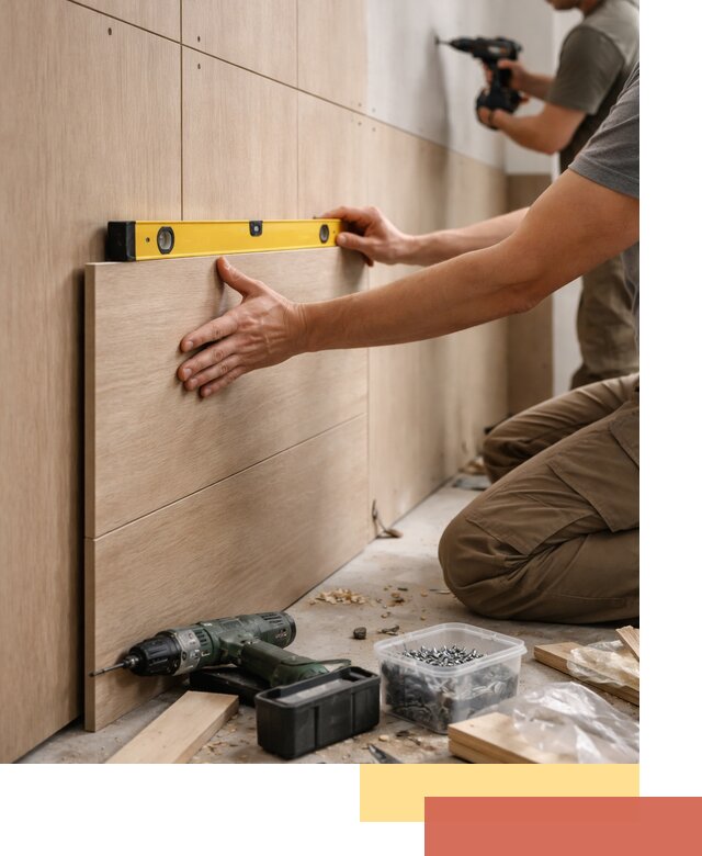 Профессиональный монтаж МДФ панелей на стены в Сатке