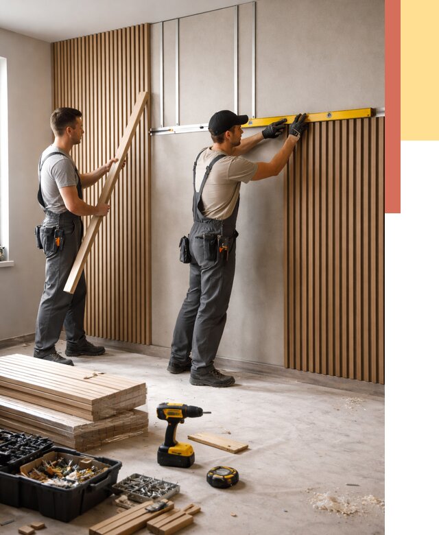 Монтаж реечных панелей на стены в Сатке от 1241 руб. — быстро и недорого | ОТДЕЛОЧНИК-Стк