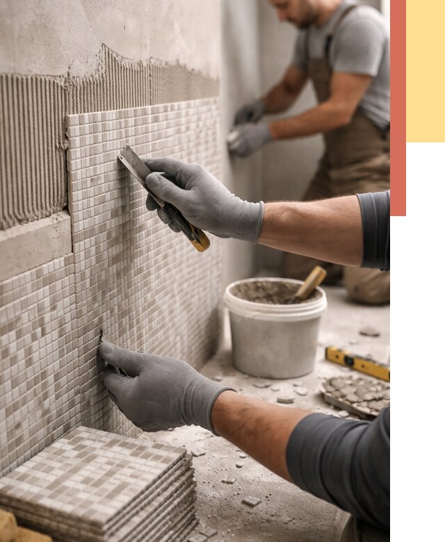 Облицовка стен мозаикой в Сатке от 3310 руб/м2 — укладка мозаики на стены | ОТДЕЛОЧНИК-Стк