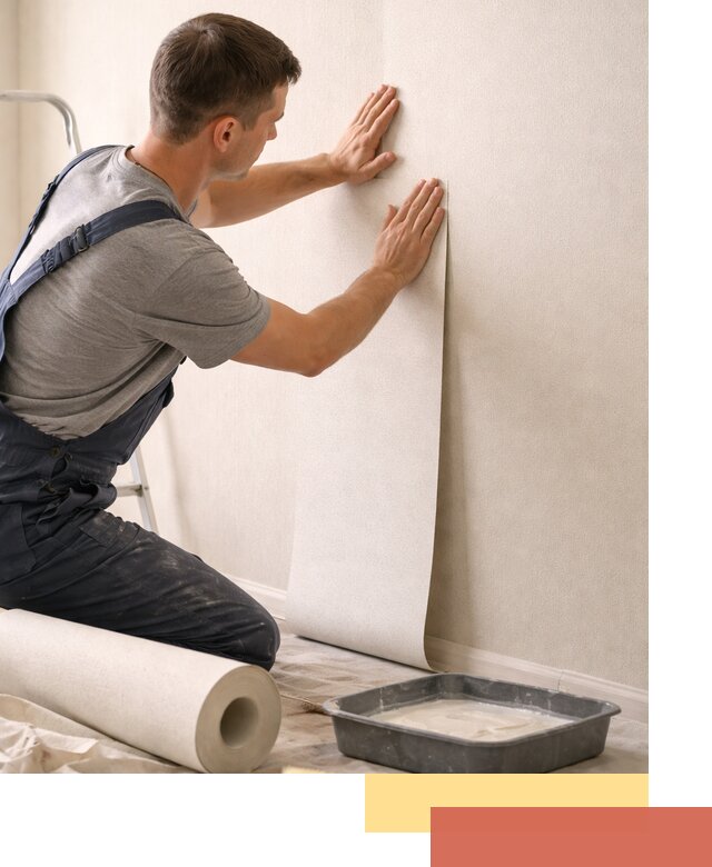 Поклейка флизелиновых обоев в Сатке качественно и быстро