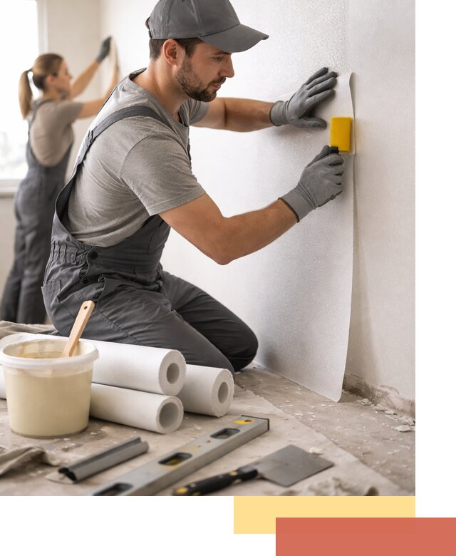 Поклейка стеклообоев профессионально в Сатке