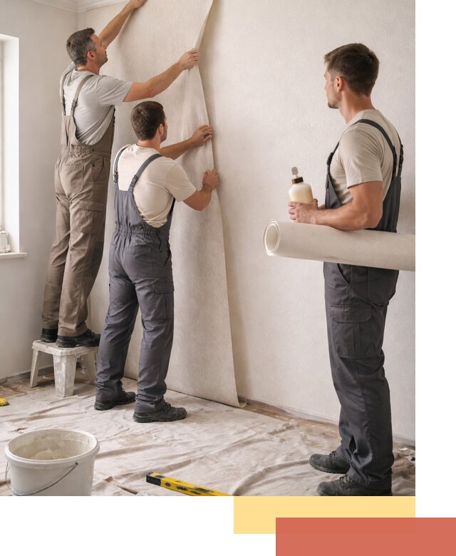 Оклейка стен обоями в Сатке — качественно и профессионально