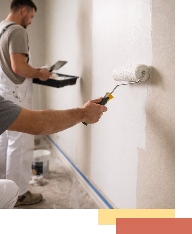 Покраска стен акриловой краской профессионально в Сатке