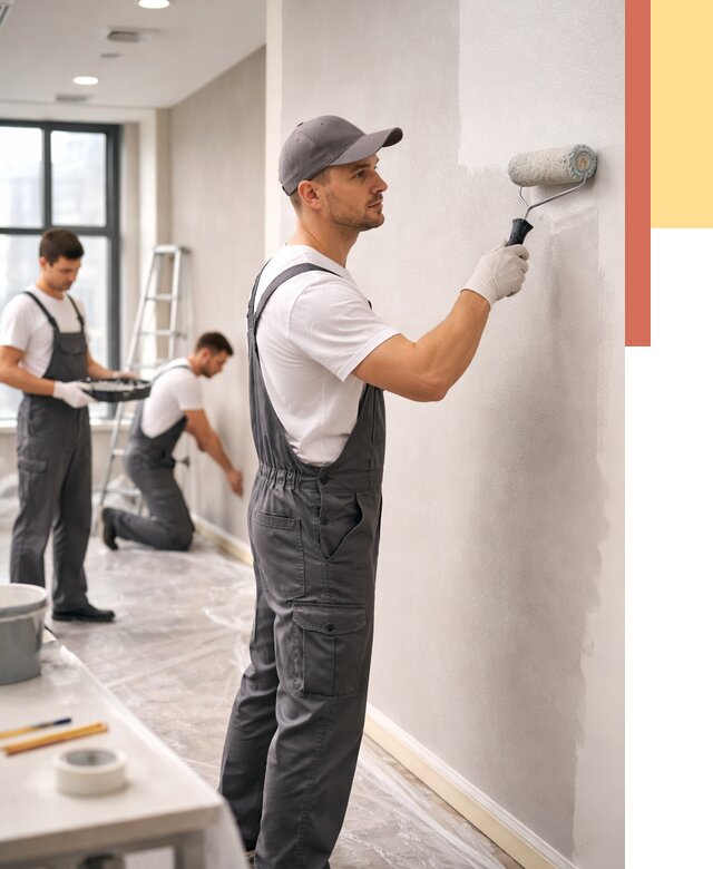 Покраска стен в офисе в Сатке от 8792 руб. — быстро и недорого | ОТДЕЛОЧНИК-Стк