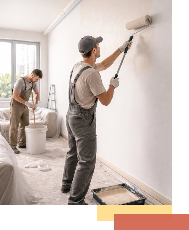 Покраска стен в офисе в Сатке — быстрый и качественный ремонт