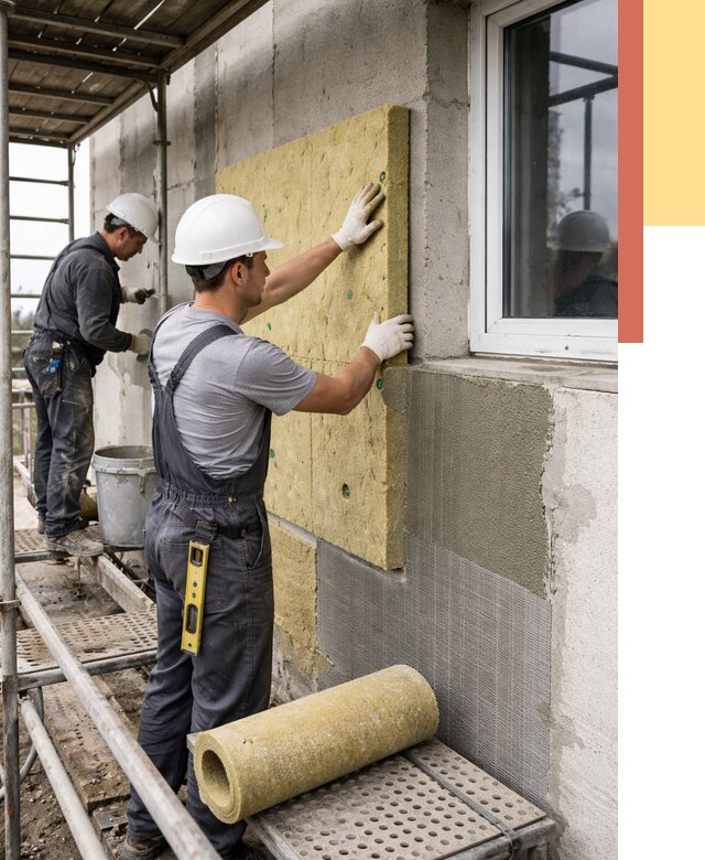 Утепление стен в Сатке от 4448 руб. под ключ — быстро и недорого | ОТДЕЛОЧНИК-Стк