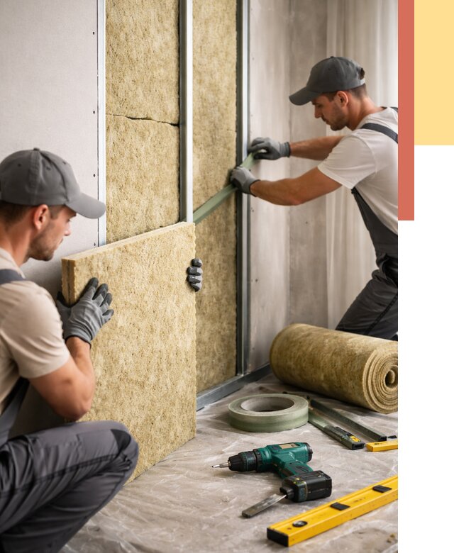 Шумоизоляция стен в Сатке под ключ от 1914 руб. | ОТДЕЛОЧНИК-Стк