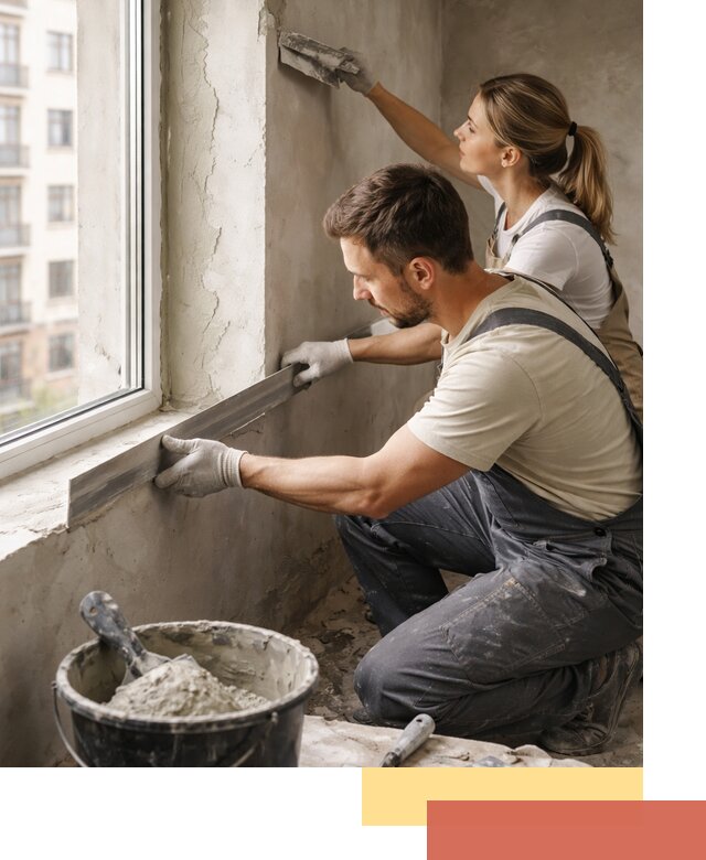 Штукатурка откосов дверей и окон профессионально в Сатке