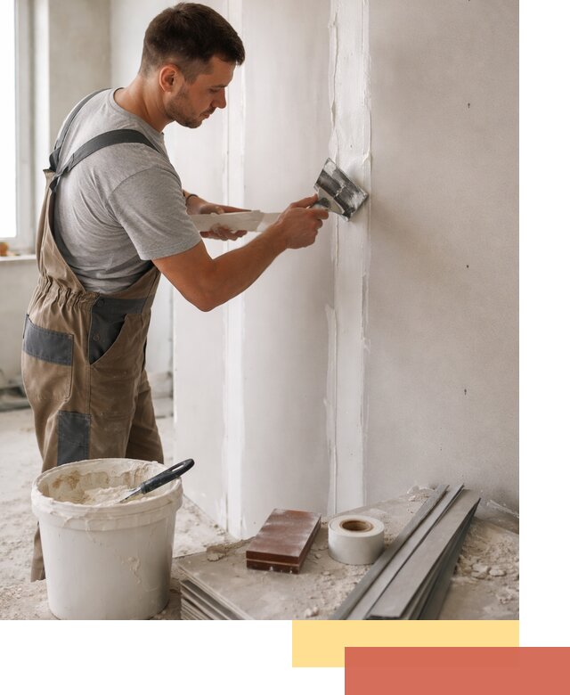 Шпаклевка перегородок из гипсокартона в Сатке качественно и быстро