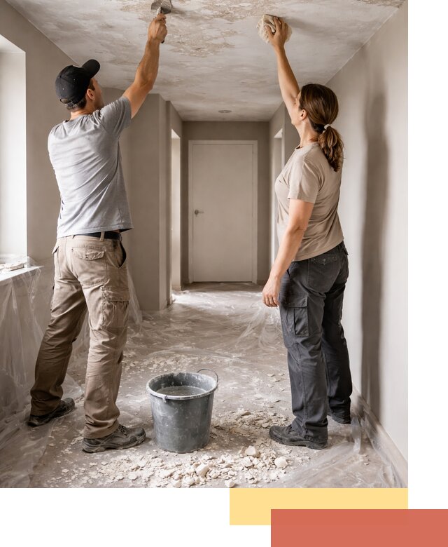 Удаление побелки с потолка в Сатке — быстро и аккуратно