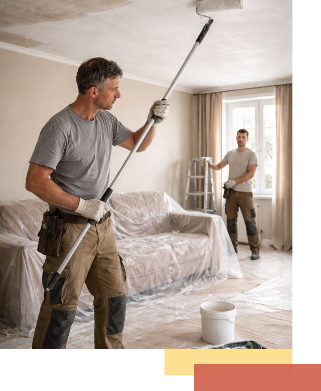 Грунтовка потолка в Сатке — подготовка под покраску и отделку