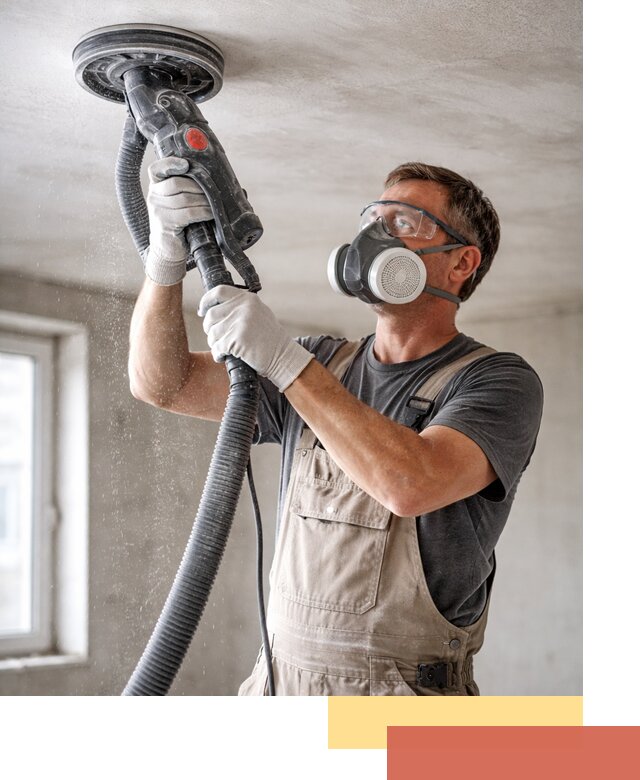 Шлифовка потолка в Сатке — качественная подготовка под отделку