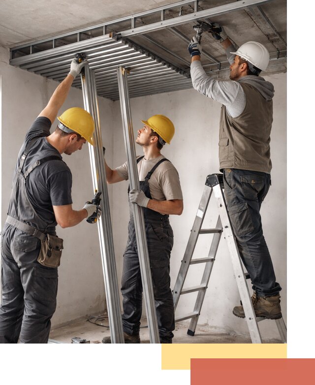 Монтаж реечного потолка под ключ в Сатке