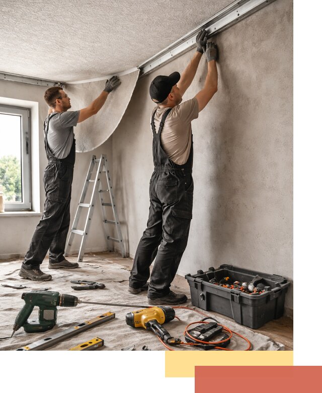 Монтаж фактурного натяжного потолка в Сатке качественно и быстро