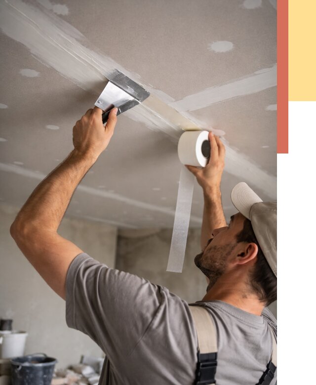 Обработка швов потолка ГКЛ в Сатке от 7758 руб. под ключ | ОТДЕЛОЧНИК-Стк