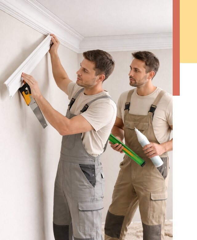Монтаж потолочного плинтуса в Сатке от 2379 руб. — быстро и недорого | ОТДЕЛОЧНИК-Стк