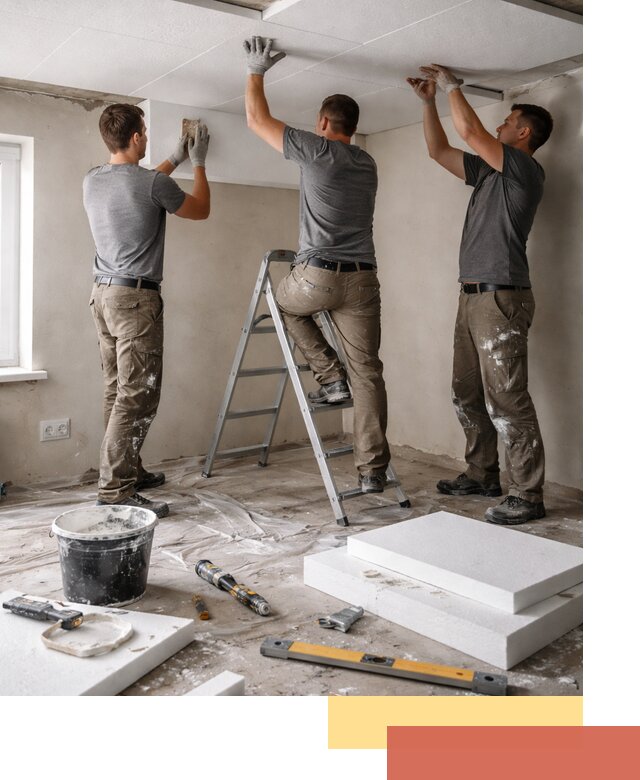 Утепление потолка пенопластом в Сатке быстро и качественно