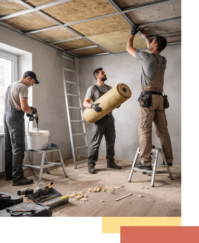 Шумоизоляция потолка в Сатке: профессиональный монтаж и отделка